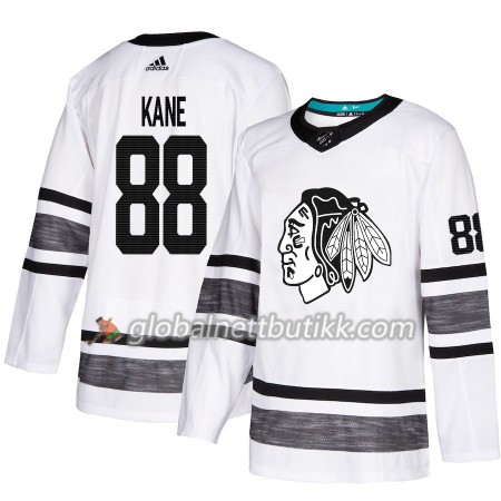 Chicago Blackhawks Hockeydrakt Patrick Kane 88 Hvit 2019 NHL All-Star Adidas Authentic - Herre